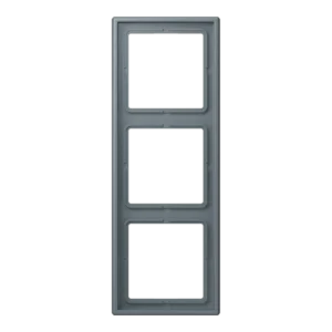 Frame 3-gang, LS 990, duroplastic lacquered, gris 59 (4320H), vertical and horizontal installation