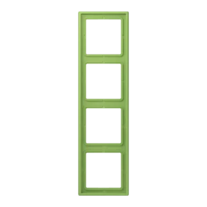 Frame 4-gang, LS 990, duroplastic lacquered, vert 31 (32051), vertical and horizontal installation