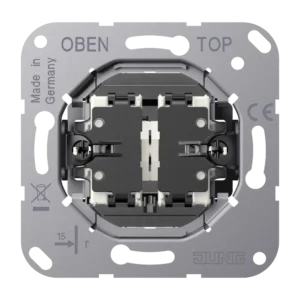 2-gang toggle blind push-button insert, 1-pole (1 motor), 10 A 250 V ~