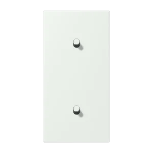 Centre plate with toggle lever "cylinder" 2-gang, 1 + 1 toggle levers, vertical, LS 1912 range, duroplastic lacquered, outremer gris (32024)