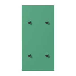 Centre plate with toggle lever "cylinder" 2-gang, 2 x 2 toggle levers, vertical, LS 1912 range, duroplastic lacquered, vert 59 (4320G)
