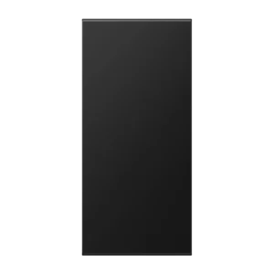 Neutral cover, F50, thermoplastic lacquered, LS range, matt graphite black