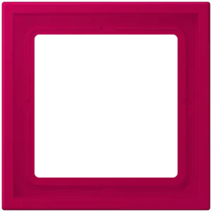 Frame 1-gang, LS ZERO, thermoplastic lacquered, rouge rubia (32101), vertical and horizontal installation