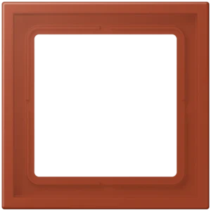 Frame 1-gang, LS ZERO, thermoplastic lacquered, l'ocre rouge (32110), vertical and horizontal installation
