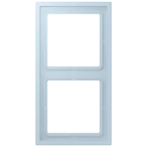 Frame 2-gang, LS ZERO, thermoplastic lacquered, outremer clair (32022), vertical and horizontal installation