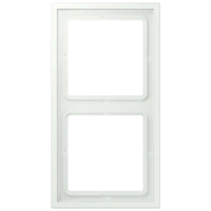 Frame 2-gang, LS ZERO, thermoplastic lacquered, outremer gris (32024), vertical and horizontal installation