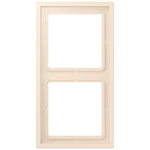 Frame 2-gang, LS ZERO, thermoplastic lacquered, orange pâle (32082), vertical and horizontal installation