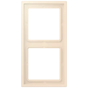 Frame 2-gang, LS ZERO, thermoplastic lacquered, rose pâle (32091), vertical and horizontal installation