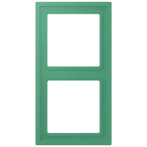 Frame 2-gang, LS ZERO, thermoplastic lacquered, vert 59 (4320G), vertical and horizontal installation