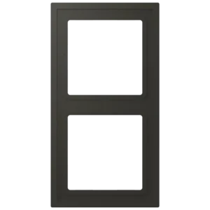 Frame 2-gang, LS ZERO, thermoplastic lacquered, ombre naturelle 59 (4320R), vertical and horizontal installation