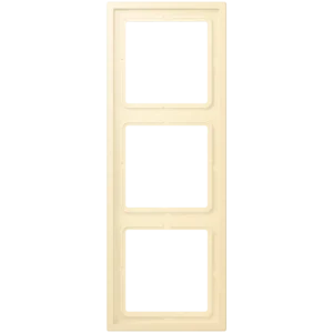 Frame 3-gang, LS ZERO, thermoplastic lacquered, blanc (32001), vertical and horizontal installation