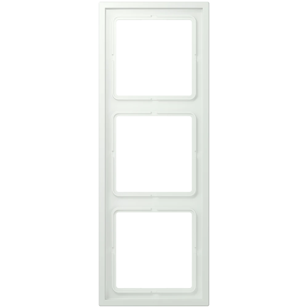Frame 3-gang, LS ZERO, thermoplastic lacquered, outremer gris (32024), vertical and horizontal installation
