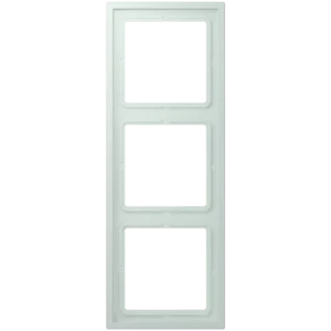 Frame 3-gang, LS ZERO, thermoplastic lacquered, céruléen pâle (32034), vertical and horizontal installation