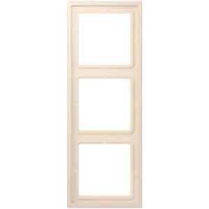 Frame 3-gang, LS ZERO, thermoplastic lacquered, orange pâle (32082), vertical and horizontal installation