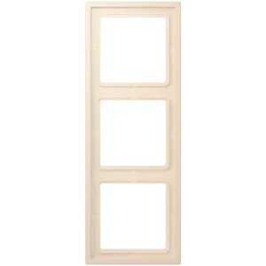 Frame 3-gang, LS ZERO, thermoplastic lacquered, rose pâle (32091), vertical and horizontal installation