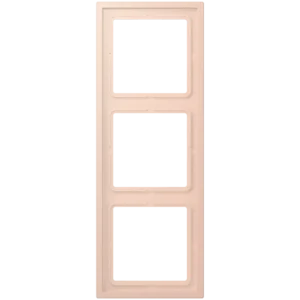 Frame 3-gang, LS ZERO, thermoplastic lacquered, l'ocre rouge clair (32112), vertical and horizontal installation