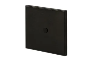 Lithoss Pixel, 1 button, Opera vertical frame, KNX, Matt Black