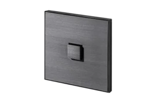 Lithoss Select, 3 buttons, Opera vertical frame, KNX, Gunpowder Black