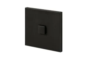 Lithoss Select, 3 buttons, Opera vertical frame, KNX, Matt Black